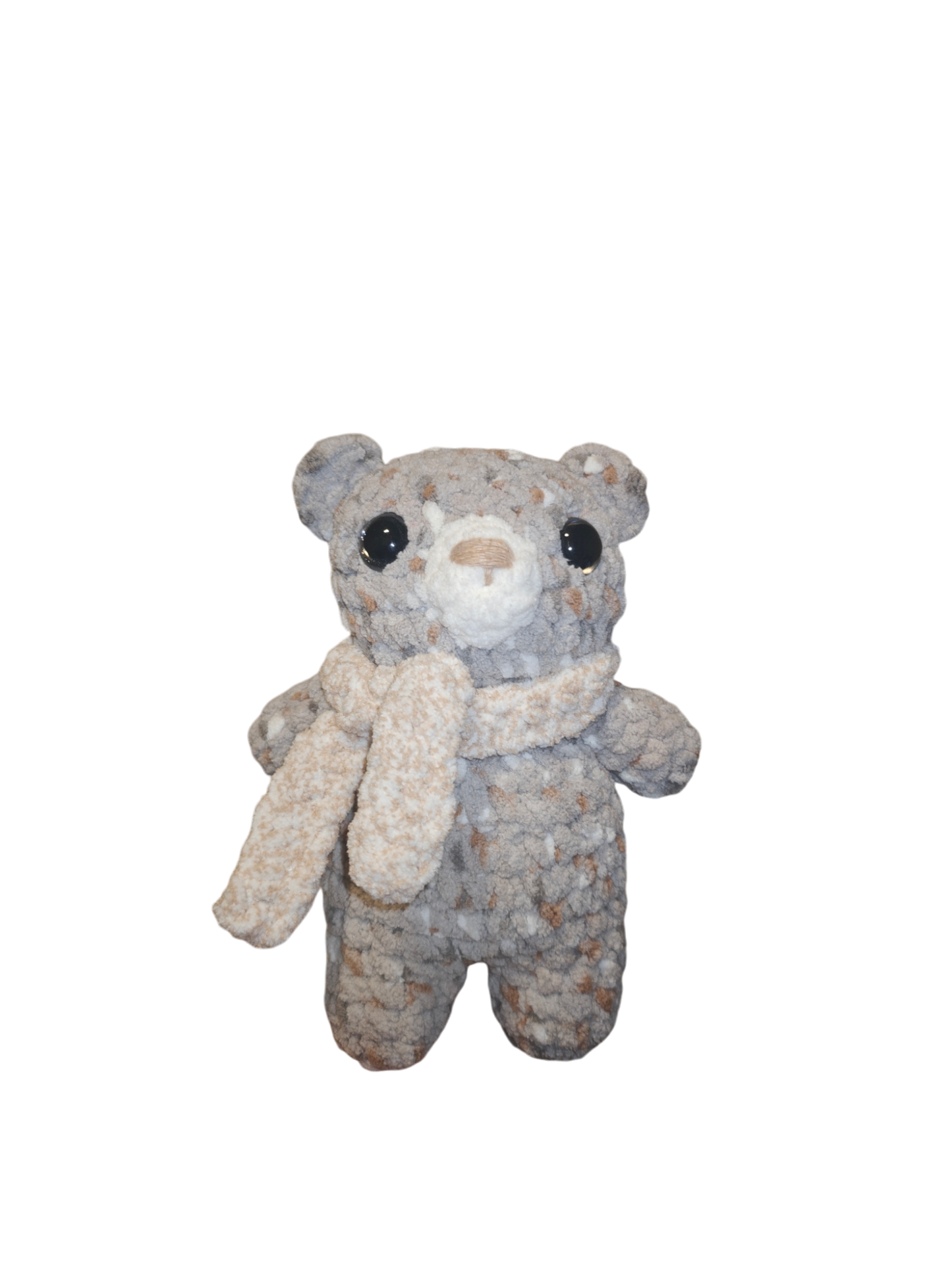 Bear plushie with scarf